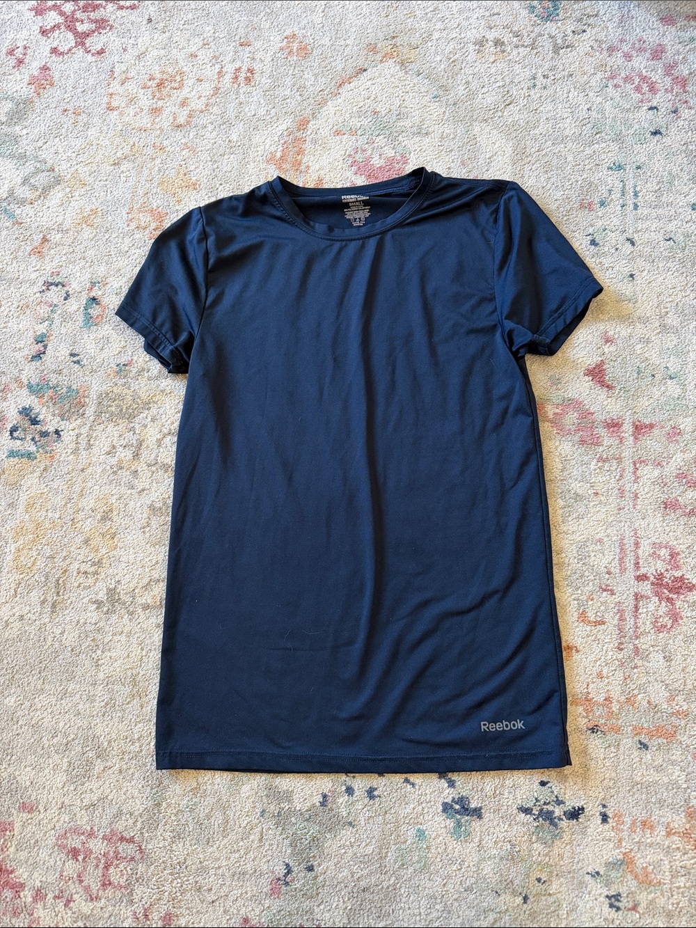 Reebok Dark Blue Performance Tee